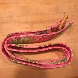 NWOT Lilly Pulitzer Pink and Green Belt